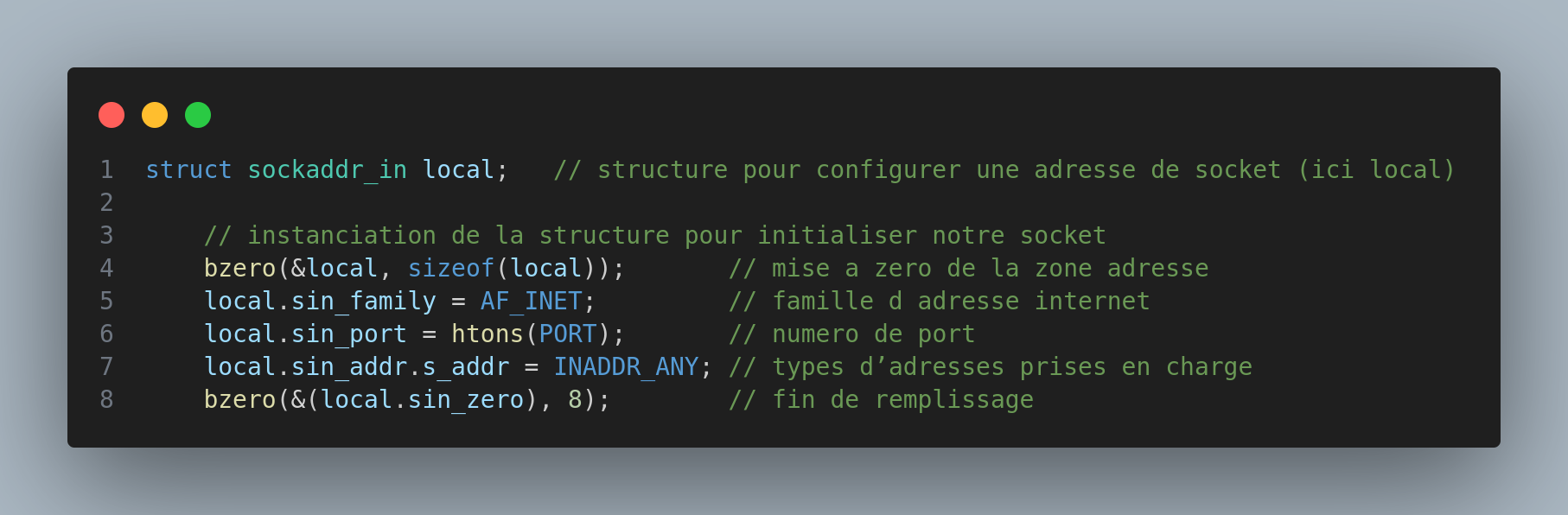 structure d’adressage TCP/IP